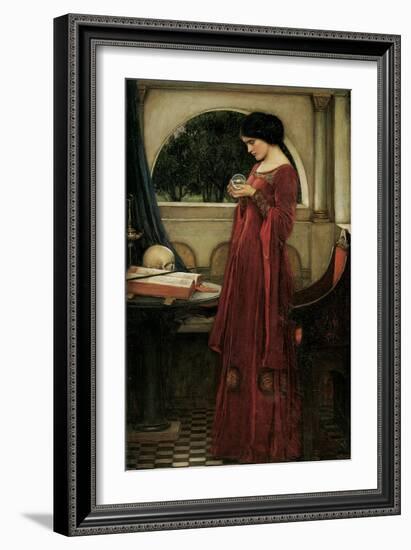 The Crystal Ball-John William Waterhouse-Framed Giclee Print