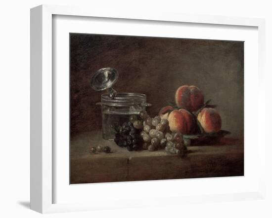 The Crystal Bowl-Jean-Baptiste Simeon Chardin-Framed Giclee Print