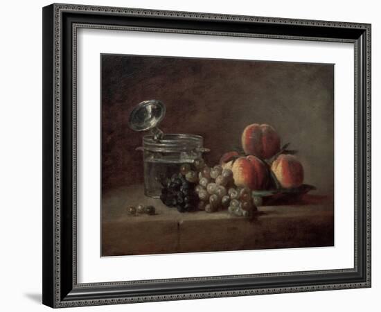 The Crystal Bowl-Jean-Baptiste Simeon Chardin-Framed Giclee Print