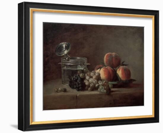 The Crystal Bowl-Jean-Baptiste Simeon Chardin-Framed Giclee Print