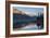 The crystal clear Shyok River creates a mirror image in the Khapalu valley near Skardu, Pakistan-Alex Treadway-Framed Photographic Print