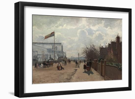 The Crystal Palace, 1871-Camille Pissarro-Framed Giclee Print