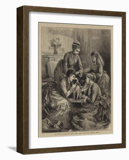 The Crystal Palace Dog Show, Home Again!, the Prize Winner's Return-Henry Woods-Framed Giclee Print