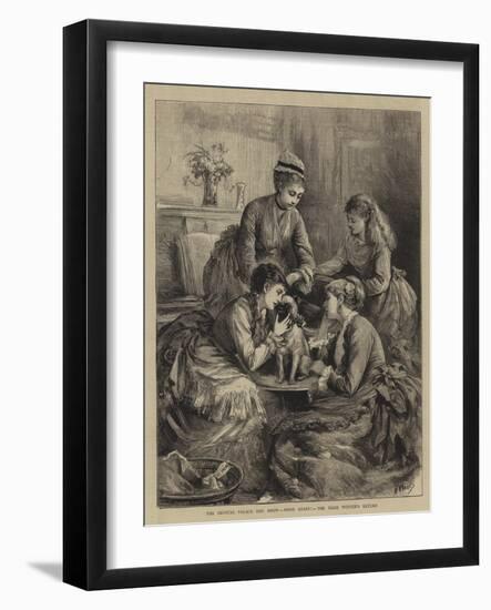 The Crystal Palace Dog Show, Home Again!, the Prize Winner's Return-Henry Woods-Framed Giclee Print