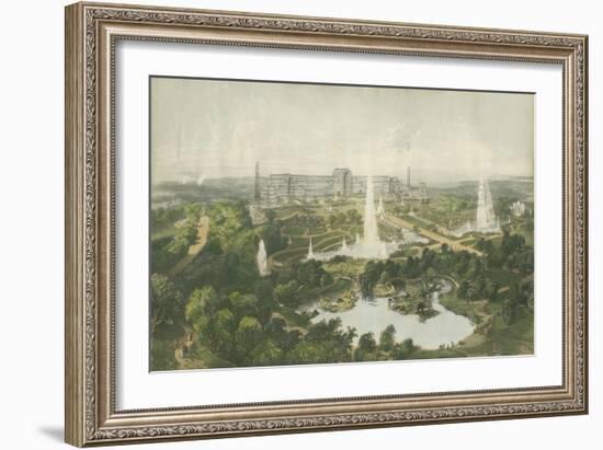 The Crystal Palace, London-null-Framed Art Print