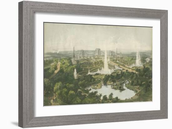 The Crystal Palace, London-null-Framed Art Print