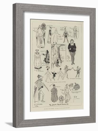 The Crystal Palace Pantomime, The Babes in the Wood and Bold Robin Hood-Phil May-Framed Giclee Print