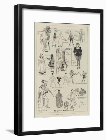 The Crystal Palace Pantomime, The Babes in the Wood and Bold Robin Hood-Phil May-Framed Giclee Print