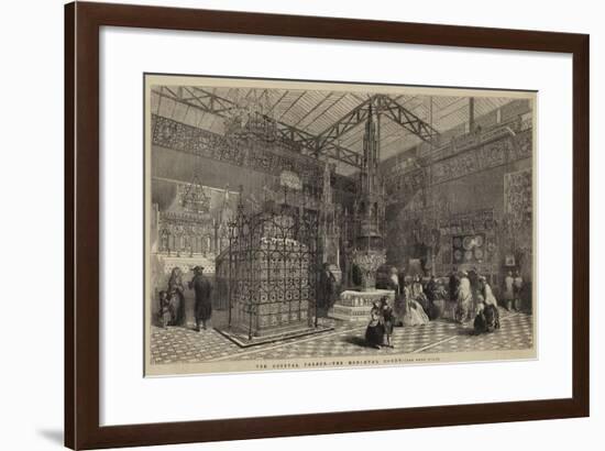 The Crystal Palace, the Mediaeval Court-null-Framed Giclee Print