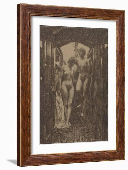 The Cubicle, 1917-Anders Leonard Zorn-Framed Giclee Print