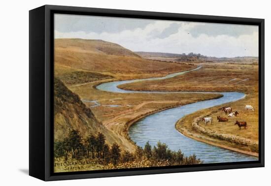 The Cuckmere Valley, Seaford-Alfred Robert Quinton-Framed Premier Image Canvas