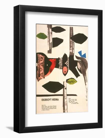 The Cucumber Hero-Okurkovy-null-Framed Art Print
