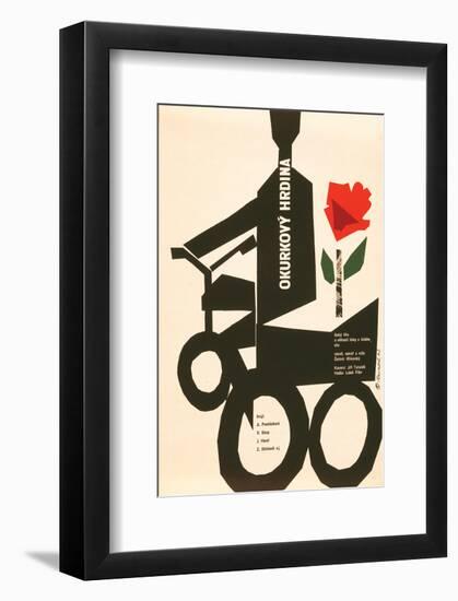 The Cucumber Hero-Okurkovy-null-Framed Art Print