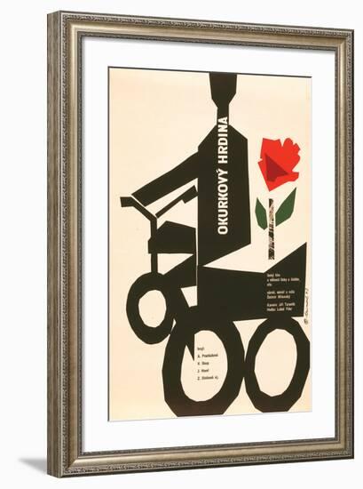 The Cucumber Hero-Okurkovy-null-Framed Art Print