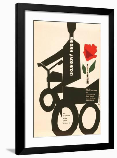 The Cucumber Hero-Okurkovy--Framed Art Print