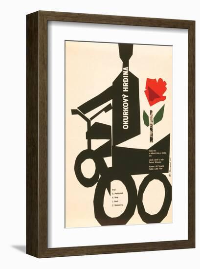 The Cucumber Hero-Okurkovy-null-Framed Premium Giclee Print