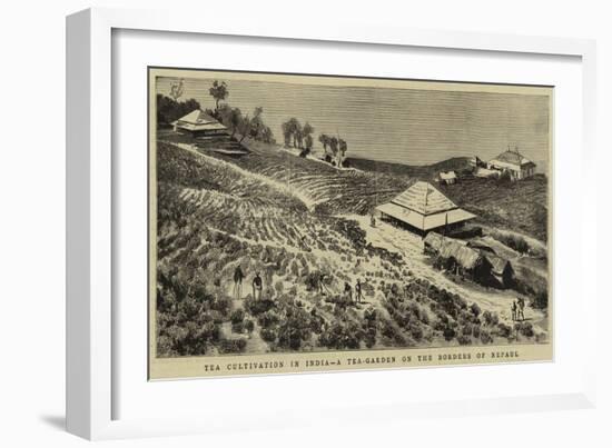 The Cultivation in India, a Tea-Garden on the Borders of Nepaul-null-Framed Giclee Print