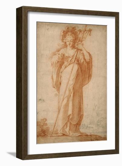 The Cuman Sibyl, C.1630-Claude Vignon-Framed Giclee Print