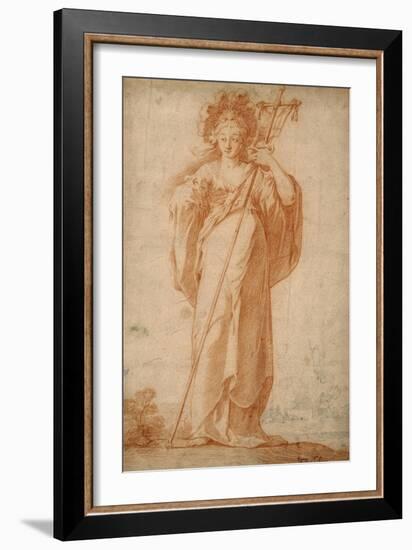 The Cuman Sibyl, C.1630-Claude Vignon-Framed Giclee Print