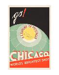 Chicago. World's brightest spot. Go!-The Cuneo Press-Stretched Canvas