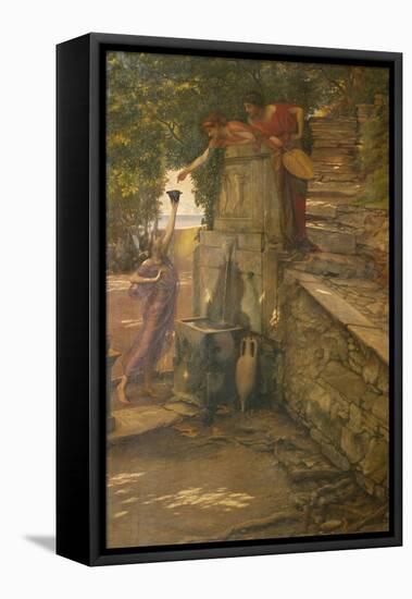 The Cup of Tantalus-Edward John Poynter-Framed Premier Image Canvas