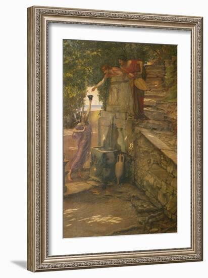 The Cup of Tantalus-Edward John Poynter-Framed Giclee Print