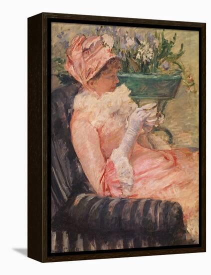 The Cup of Tea, Ca, 1880-81-Mary Cassatt-Framed Premier Image Canvas