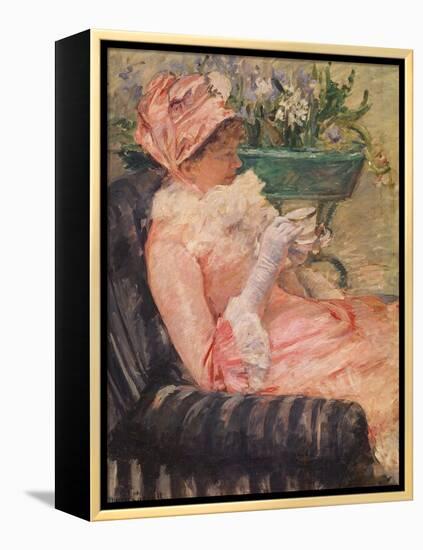 The Cup of Tea, Ca, 1880-81-Mary Cassatt-Framed Premier Image Canvas