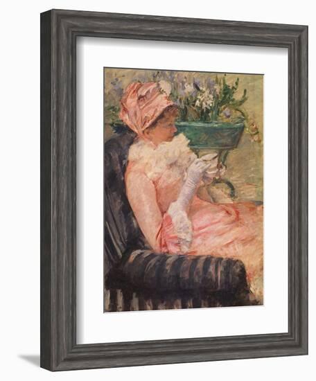 The Cup of Tea, Ca, 1880-81-Mary Cassatt-Framed Giclee Print