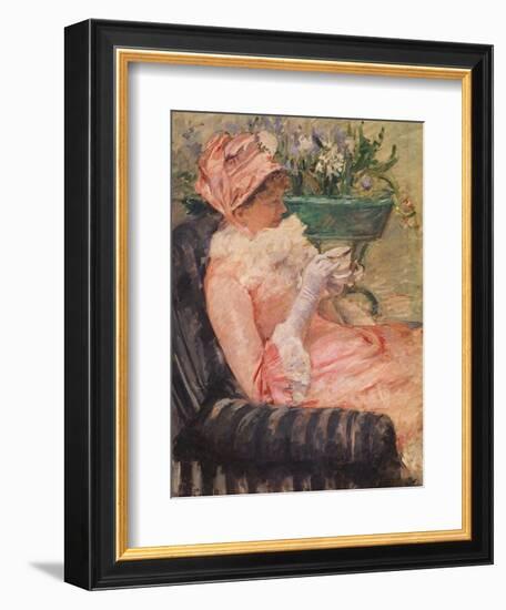 The Cup of Tea, Ca, 1880-81-Mary Cassatt-Framed Giclee Print