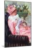 The Cup of Tea-Mary Cassatt-Mounted Art Print