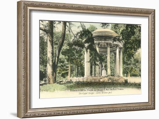 The Cupid Temple at Versailles-null-Framed Art Print
