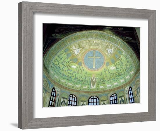 The Cupola with a Mosaic Depicting St. Apollinare-null-Framed Giclee Print