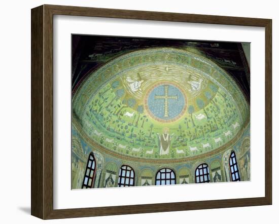 The Cupola with a Mosaic Depicting St. Apollinare-null-Framed Giclee Print
