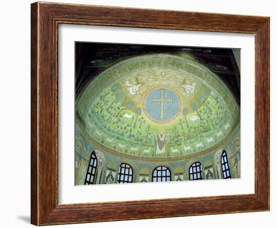 The Cupola with a Mosaic Depicting St. Apollinare-null-Framed Giclee Print