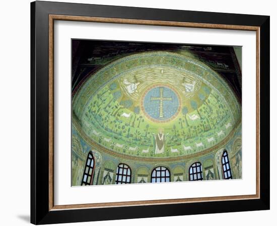 The Cupola with a Mosaic Depicting St. Apollinare-null-Framed Giclee Print