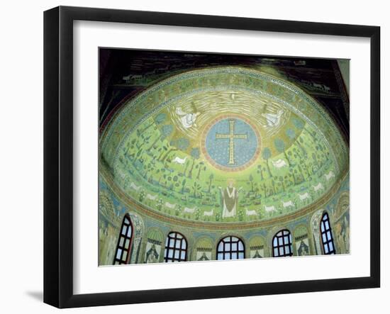 The Cupola with a Mosaic Depicting St. Apollinare-null-Framed Giclee Print