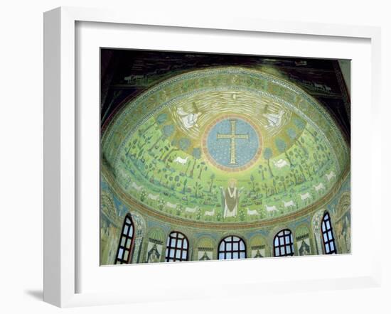 The Cupola with a Mosaic Depicting St. Apollinare-null-Framed Giclee Print