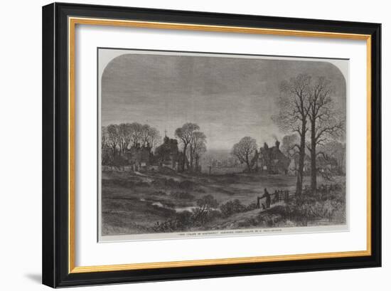 The Curate of Glevering, Glevering Green-Samuel Read-Framed Giclee Print