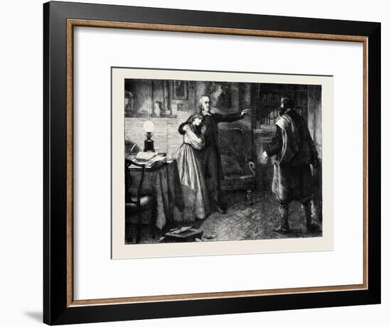 The Curate of Glevering: the Denunciation of Charles Trevor-John Dawson Watson-Framed Giclee Print