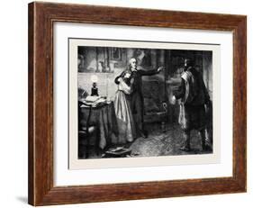 The Curate of Glevering: the Denunciation of Charles Trevor-John Dawson Watson-Framed Giclee Print