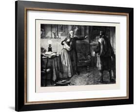 The Curate of Glevering: the Denunciation of Charles Trevor-John Dawson Watson-Framed Giclee Print