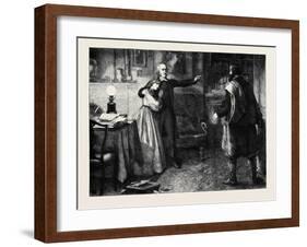 The Curate of Glevering: the Denunciation of Charles Trevor-John Dawson Watson-Framed Giclee Print