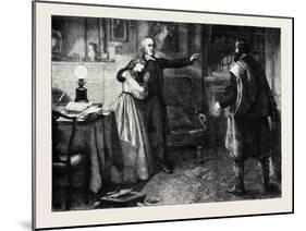 The Curate of Glevering: the Denunciation of Charles Trevor-John Dawson Watson-Mounted Giclee Print