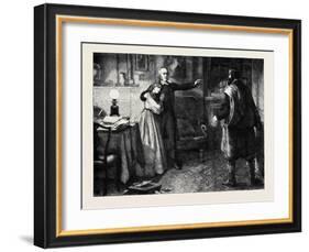 The Curate of Glevering: the Denunciation of Charles Trevor-John Dawson Watson-Framed Giclee Print