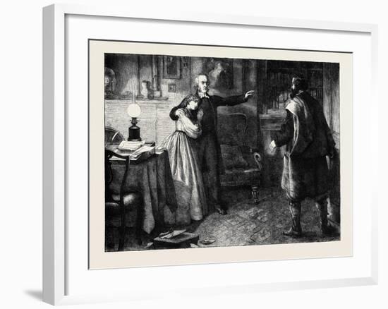 The Curate of Glevering: the Denunciation of Charles Trevor-John Dawson Watson-Framed Giclee Print