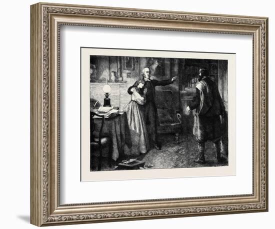 The Curate of Glevering: the Denunciation of Charles Trevor-John Dawson Watson-Framed Giclee Print