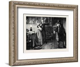 The Curate of Glevering: the Denunciation of Charles Trevor-John Dawson Watson-Framed Giclee Print