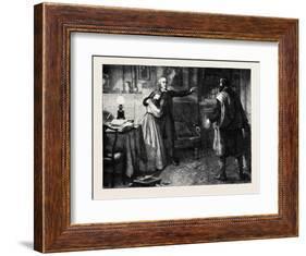 The Curate of Glevering: the Denunciation of Charles Trevor-John Dawson Watson-Framed Giclee Print
