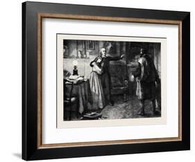 The Curate of Glevering: the Denunciation of Charles Trevor-John Dawson Watson-Framed Giclee Print